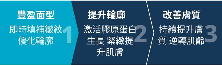 豐盈面型 即時填補皺紋優化輪廓