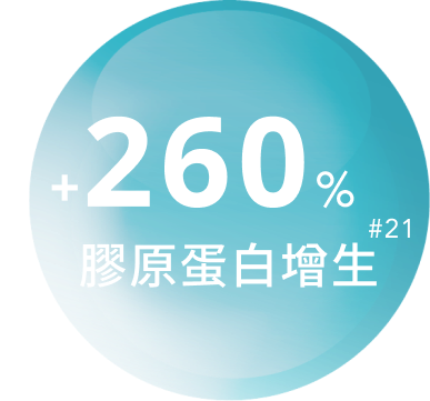 +260%膠原蛋白增生