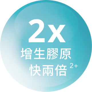 2X增生膠原快兩倍